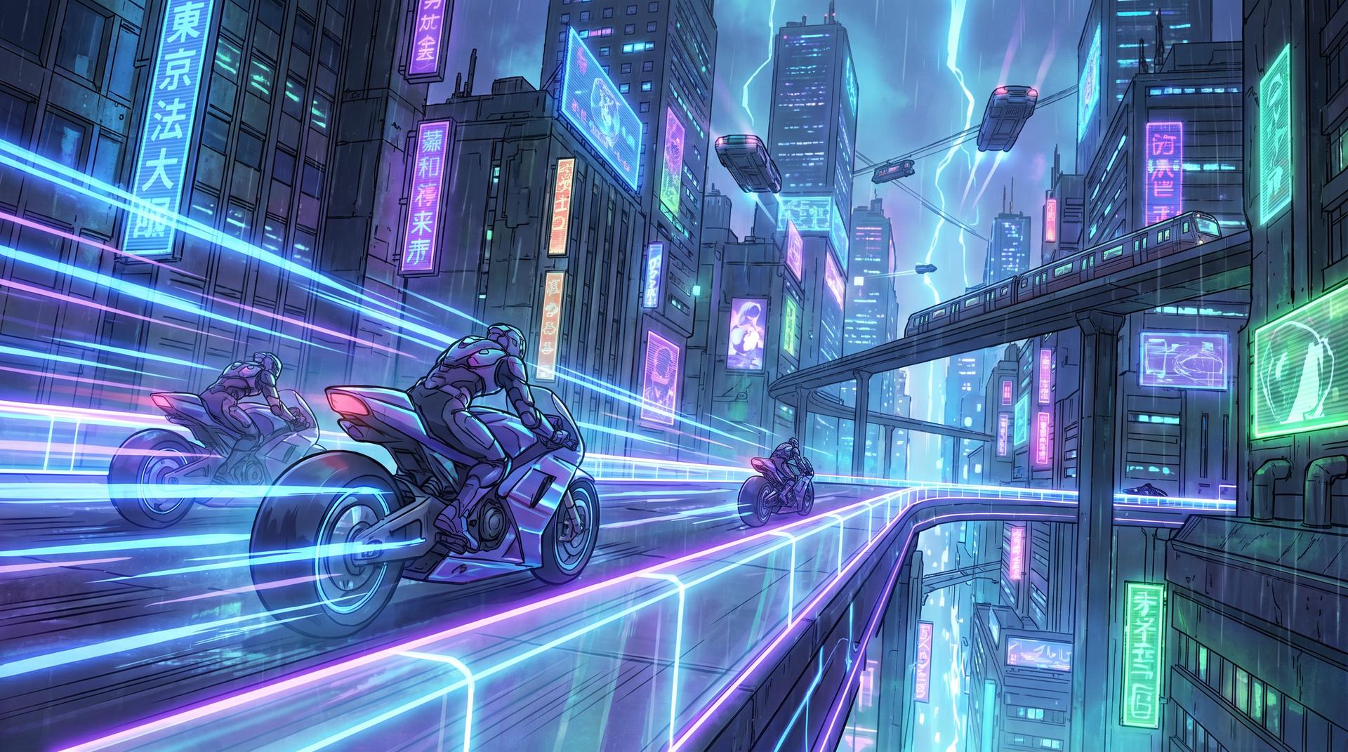 蘑菇视频动漫短片-赛博世界